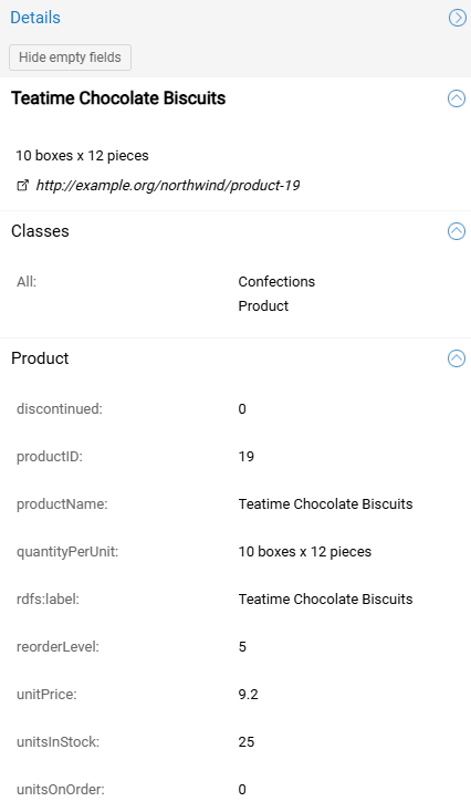 Object Details Panel