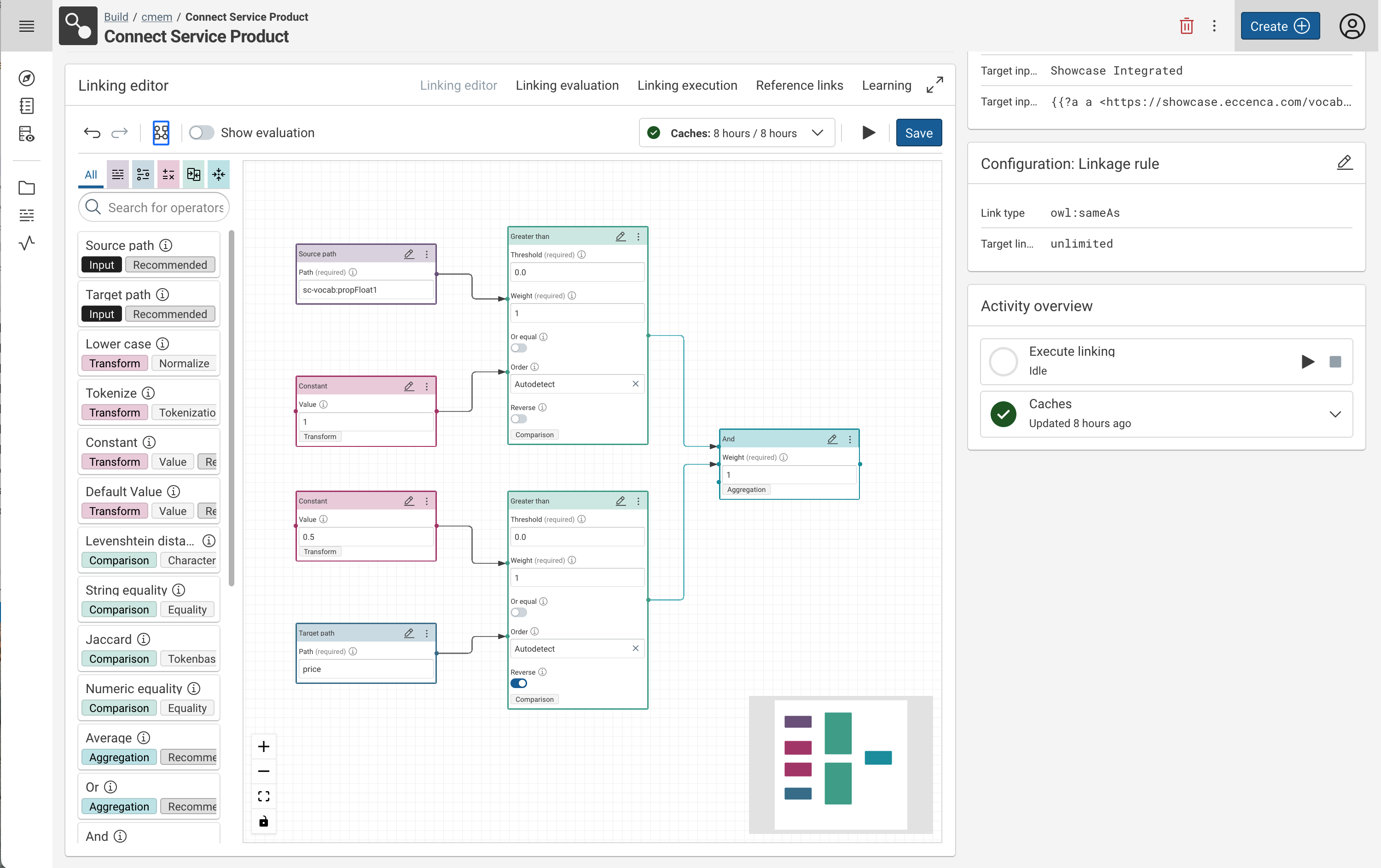 22.1: DataIntegration - Linking Editor